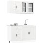 Mueble cocina Kalmar blanco de alto brillo 4 pzas de , Armarios de cocina - Ref: Foro24-3314873, Precio: 321,70 €, Descuento: %
