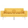 Sofá cama de tela amarillo en Sofás | Comprar online en Foru.es