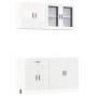 Mueble cocina Kalmar blanco de alto brillo 4 pzas de , Armarios de cocina - Ref: Foro24-3314873, Precio: 321,70 €, Descuento: %