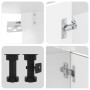 Mueble cocina Kalmar blanco de alto brillo 4 pzas de , Armarios de cocina - Ref: Foro24-3314873, Precio: 321,70 €, Descuento: %