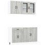 Mueble cocina Kalmar sonoma gris 4 pzas madera contrachapada de , Armarios de cocina - Ref: Foro24-3314867, Precio: 304,47 €,...