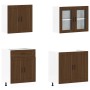 Mueble cocina Kalmar roble marrón 4 pzas madera contrachapada de , Armarios de cocina - Ref: Foro24-3314878, Precio: 286,15 €...