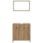 Juego de muebles baño 3 piezas madera ingeniería roble artisan de , Muebles de baño - Ref: Foro24-3328560, Precio: 110,84 €, ...