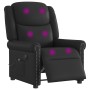 Sillón reclinable de masaje eléctrico negro brillante de , Sillones - Ref: Foro24-3303416, Precio: 239,00 €, Descuento: %