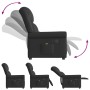 Sillón reclinable de masaje eléctrico negro brillante de , Sillones - Ref: Foro24-3303416, Precio: 239,00 €, Descuento: %