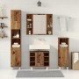 Juego de muebles de baño 4 piezas madera ingeniería envejecida de , Muebles de baño - Ref: Foro24-3328557, Precio: 285,37 €, ...