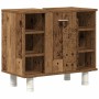Juego de muebles de baño 4 piezas madera ingeniería envejecida de , Muebles de baño - Ref: Foro24-3328557, Precio: 285,37 €, ...