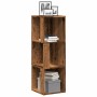 Mueble esquina madera contrachapada madera antigua 33x33x100 cm de , Taquillas y armarios de almacenamiento - Ref: Foro24-856...