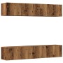 Muebles de TV de pared 4 uds madera vieja madera de ingeniería de , Muebles TV - Ref: Foro24-3328943, Precio: 182,54 €, Descu...