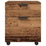 Archivador ruedas madera contrachapada madera vieja 45x38x54 cm de , Armarios y almacenamiento - Ref: Foro24-856949, Precio: ...