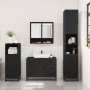 Juego de muebles de baño 3 pzas madera contrachapada negro de , Muebles de baño - Ref: Foro24-3300990, Precio: 269,07 €, Desc...