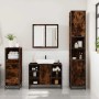 Set de muebles baño 3 pzas madera contrachapada roble ahumado de , Muebles de baño - Ref: Foro24-3301032, Precio: 235,84 €, D...