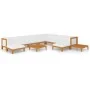 Juego muebles de jardín y cojines 12 pzas madera maciza acacia de vidaXL, Conjuntos de jardín - Ref: Foro24-3058130, Precio: ...