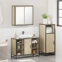 Set de muebles de baño 3 pzas madera contrachapada roble Sonoma de , Muebles de baño - Ref: Foro24-3300971, Precio: 216,03 €,...
