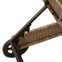 Tumbona con ruedas y cojín ratán sintético gris de , Tumbonas - Ref: Foro24-4104035, Precio: 159,65 €, Descuento: %