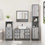 Set de muebles de baño 3 pzas madera contrachapada gris sonoma de , Muebles de baño - Ref: Foro24-3301053, Precio: 294,78 €, ...