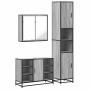 Set de muebles de baño 3 pzas madera contrachapada gris sonoma de , Muebles de baño - Ref: Foro24-3301093, Precio: 298,62 €, ...
