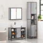 Set de muebles de baño 3 pzas madera contrachapada gris sonoma de , Muebles de baño - Ref: Foro24-3301093, Precio: 298,62 €, ...