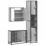Set de muebles de baño 3 pzas madera contrachapada gris sonoma de , Muebles de baño - Ref: Foro24-3301093, Precio: 298,62 €, ...