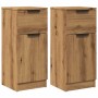 Aparadores 2 uds madera ingeniería roble artisian 30x30x70 cm de , Aparadores - Ref: Foro24-856954, Precio: 96,53 €, Descuent...