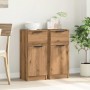 Aparadores 2 uds madera ingeniería roble artisian 30x30x70 cm de , Aparadores - Ref: Foro24-856954, Precio: 96,53 €, Descuent...