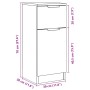 Aparadores 2 uds madera ingeniería roble artisian 30x30x70 cm de , Aparadores - Ref: Foro24-856954, Precio: 96,53 €, Descuent...