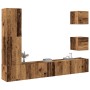 Conjunto de mueble de TV 5 piezas montado la pared madera vieja de , Muebles TV - Ref: Foro24-3329201, Precio: 183,84 €, Desc...