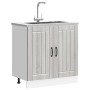 Panel para lavavajillas Lucca madera contrachapada sonoma gris de , Armarios de cocina - Ref: Foro24-853693, Precio: 82,06 €,...