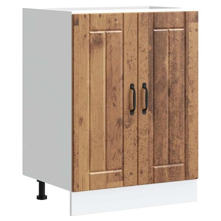 Mueble bajo fregadero Lucca madera contrachapada madera antigua de , Armarios de cocina - Ref: Foro24-853685, Precio: 86,10 €...