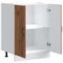 Mueble bajo fregadero Lucca madera contrachapada madera antigua de , Armarios de cocina - Ref: Foro24-853685, Precio: 86,10 €...