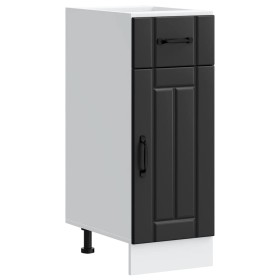 Mueble bajo de cocina Lucca madera ingeniería negra de , Armarios de cocina - Ref: Foro24-853698, Precio: 71,90 €, Descuento: %