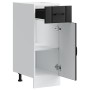 Mueble bajo de cocina Lucca madera ingeniería negra de , Armarios de cocina - Ref: Foro24-853698, Precio: 71,90 €, Descuento: %