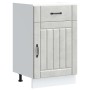Mueble bajo de cocina Lucca madera contrachapada gris cemento de , Armarios de cocina - Ref: Foro24-853721, Precio: 88,22 €, ...