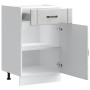 Mueble bajo de cocina Lucca madera contrachapada gris cemento de , Armarios de cocina - Ref: Foro24-853721, Precio: 88,22 €, ...