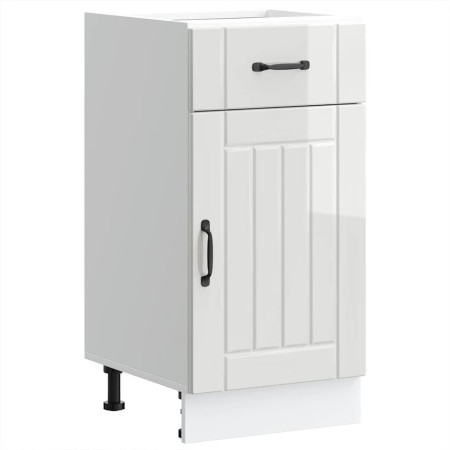 Mueble bajo de cocina Lucca blanca de alto brillo de , Armarios de cocina - Ref: Foro24-853709, Precio: 85,75 €, Descuento: %