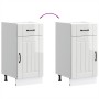 Mueble bajo de cocina Lucca blanca de alto brillo de , Armarios de cocina - Ref: Foro24-853709, Precio: 85,75 €, Descuento: %