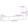 Muebles de TV de pared 3 uds madera vieja madera de ingeniería de , Muebles TV - Ref: Foro24-3328983, Precio: 162,72 €, Descu...