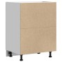 Mueble bajo para fregadero Lucca blanco brillante de , Armarios de cocina - Ref: Foro24-853679, Precio: 91,79 €, Descuento: %