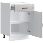 Mueble bajo de cocina Lucca madera contrachapada gris sonoma de , Armarios de cocina - Ref: Foro24-853723, Precio: 95,01 €, D...