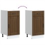 Mueble bajo de cocina Lucca roble marrón de , Armarios de cocina - Ref: Foro24-853714, Precio: 78,92 €, Descuento: %