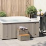 Escalón bañera hidromasaje gris 50x50x50,5 cm ratán sintético de , Accesorios para piscinas y spa - Ref: Foro24-4103941, Prec...