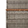 Escalón bañera hidromasaje gris 50x50x50,5 cm ratán sintético de , Accesorios para piscinas y spa - Ref: Foro24-4103941, Prec...