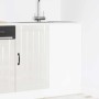 Mueble bajo para fregadero Lucca blanco brillante de , Armarios de cocina - Ref: Foro24-854310, Precio: 99,39 €, Descuento: %