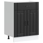 Mueble bajo de cocina Lucca madera ingeniería negra de , Armarios de cocina - Ref: Foro24-853728, Precio: 94,20 €, Descuento: %