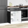 Mueble bajo de cocina Lucca madera ingeniería negra de , Armarios de cocina - Ref: Foro24-853728, Precio: 94,20 €, Descuento: %