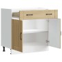 Mueble bajo de cocina Lucca roble sonoma de , Armarios de cocina - Ref: Foro24-853740, Precio: 98,23 €, Descuento: %