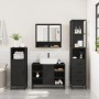 Juego de muebles de baño 3 pzas madera contrachapada negro de , Muebles de baño - Ref: Foro24-3301180, Precio: 264,00 €, Desc...