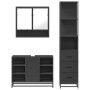 Juego de muebles de baño 3 pzas madera contrachapada negro de , Muebles de baño - Ref: Foro24-3301180, Precio: 264,00 €, Desc...