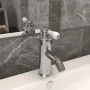 Silver bathroom sink faucet 130x180 mm by vidaXL, Faucets - Ref: Foro24-149074, Price: 38,57 €, Discount: %