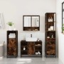 Set de muebles baño 3 pzas madera contrachapada roble ahumado de , Muebles de baño - Ref: Foro24-3301182, Precio: 232,77 €, D...